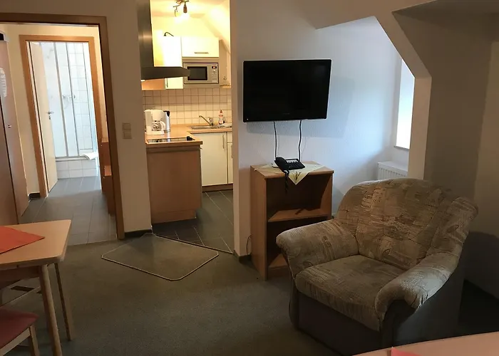 Daire Berggasthof Heuberghaus, Direkt Am Rennsteig *